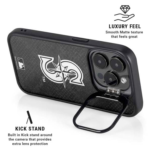 MLB Seattle Mariners Dark Wash iPhone 14 Pro Kickstand Case